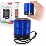 Bluetooth ηχείο Mp3 Player & FM – OEM WS-887, σε μπλε χρώμα