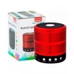 Bluetooth ηχείο Mp3 Player & FM – OEM WS-887, σε κόκκινο χρώμα