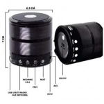 Bluetooth ηχείο Mp3 Player & FM – OEM WS-887, σε μαύρο χρώμα