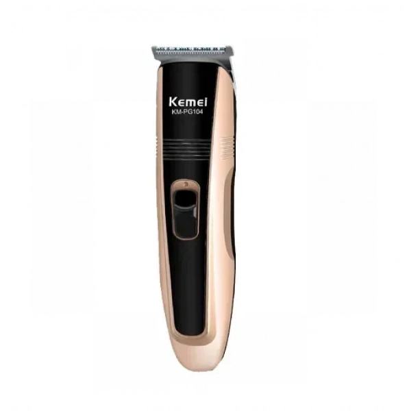 Επαναφορτιζόμενη κουρευτική μηχανή - Trimmer - KEMEI KM-PG104, σε χρυσό χρώμα