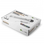 Επαγγελματικό Ασύρματο Μικρόφωνο Weisre U-801 – Universal Wireless Microphone Karaoke σε Ασημί Χρώμα