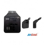 Έξυπνος μετατροπέας ισχύος αυτοκινήτου 150W DC σε AC ANDOWL