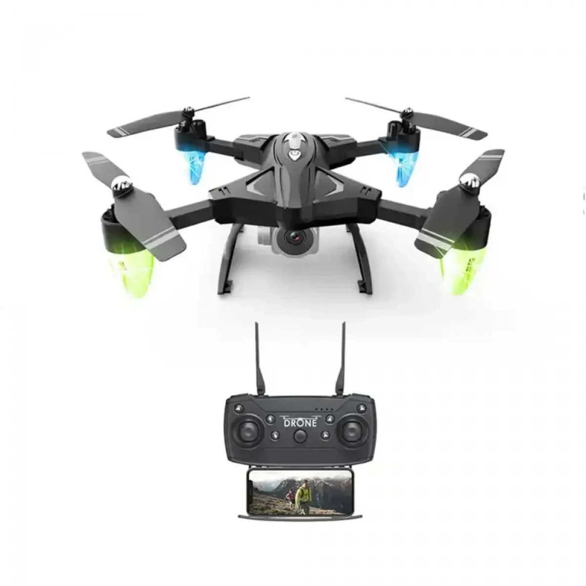 Drone F69 με Ενσωματωμένη Κάμερα και Χειριστήριο - Photo4
