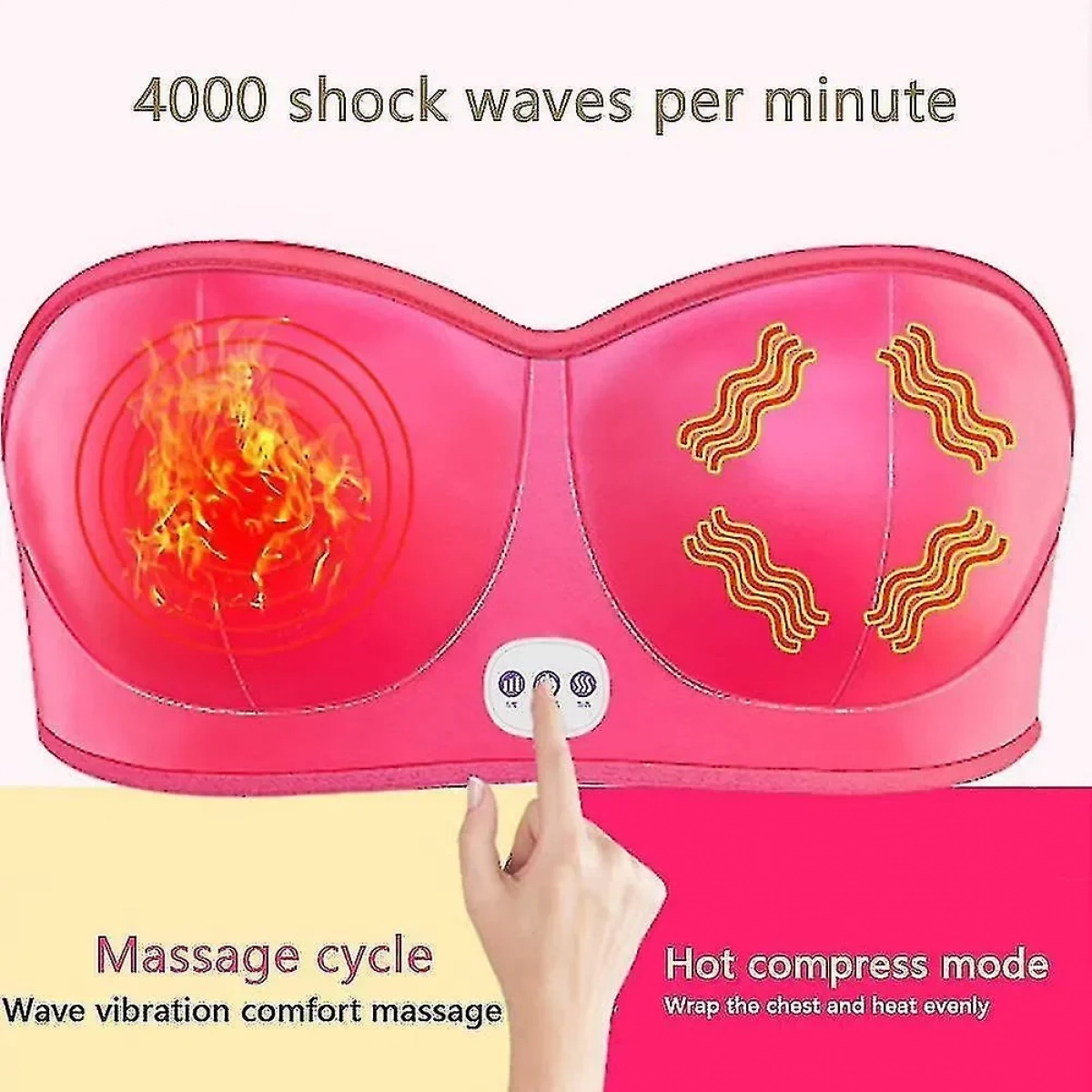 FB-9403B Ενισχυτικό Χαλαρωτικό Μασάζ Μαστού Pangao Rechargeable Relaxing Breast Enhancer