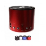 Φορητό ηχείο WS-138RC με microSD/USB Player και ραδιόφωνο, σε κόκκινο χρώμα