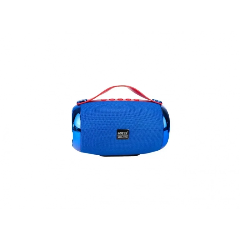 Φορητό Ηχείο WS-1830 Wireless Bluetooth Speaker Portable, σε μπλε χρώμα