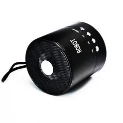 Φορητό ραδιοφωνάκι ψηφιακό Bluetooth Speaker Usb με εσωτερική μπαταρία – OEM Robot-068BT, σε μαύρο χρώμα