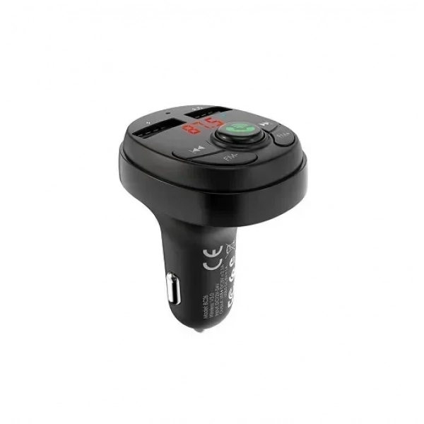 Φορτιστής Αυτοκινήτου Borofone BC26 Music joy με Wireless FM Transmitter V5.0