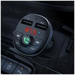 Φορτιστής Αυτοκινήτου Borofone BC26 Music joy με Wireless FM Transmitter V5.0