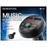 Φορτιστής Αυτοκινήτου Borofone BC26 Music joy με Wireless FM Transmitter V5.0