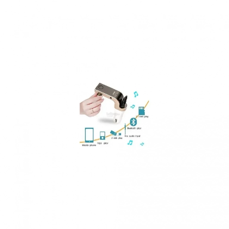 Φορτιστής με FM Transmitter και Bluetooth CARG7