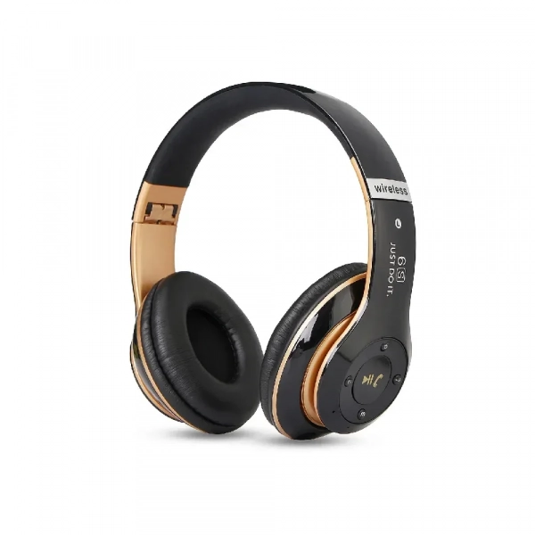 Future Elegant Wireless Headphones Flexible Noise Cancellation Musics Headphone P15, σε χρυσό χρώμα