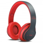 Future Elegant Wireless Headphones Flexible Noise Cancellation Musics Headphone P15, σε κόκκινο χρώμα