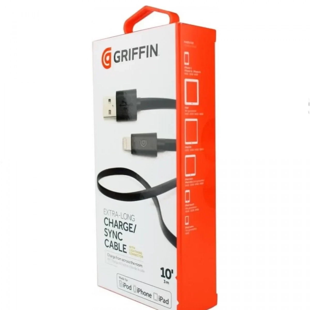Καλώδιο Griffin 3μ. USB Lightning (GC36633) - Photo3