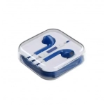 Handsfree ακουστικά με αυξομείωση ήχου για iphone/smartphones OEM, σε μπλε χρώμα