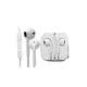 Handsfree ακουστικά με αυξομείωση ήχου για iphone/smartphones OEM, σε λευκό χρώμα