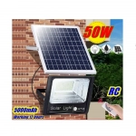 Ηλιακός LED Προβολέας JD-50W IP67 W718 με Φωτοκύτταρο, Χρονοδιακόπτη και Χειριστήριο - Photo2