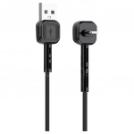 Καλώδιο Awei CL-67 USB to 90° Micro USB 2.4A, σε μαύρο χρώμα