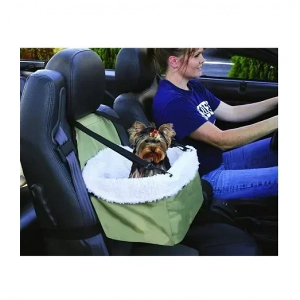 Κάθισμα ασφαλείας για τα κατοικίδια Pet Booster Seat, σε πράσινο χρώμα 33 x 26 x 20 cm
