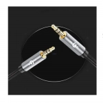 KLGO Καλώδιο Ήχου Στερεοφωνικό 1μ. 3.5mm Αρσενικό-Αρσενικό σε Μαύρο - Photo4