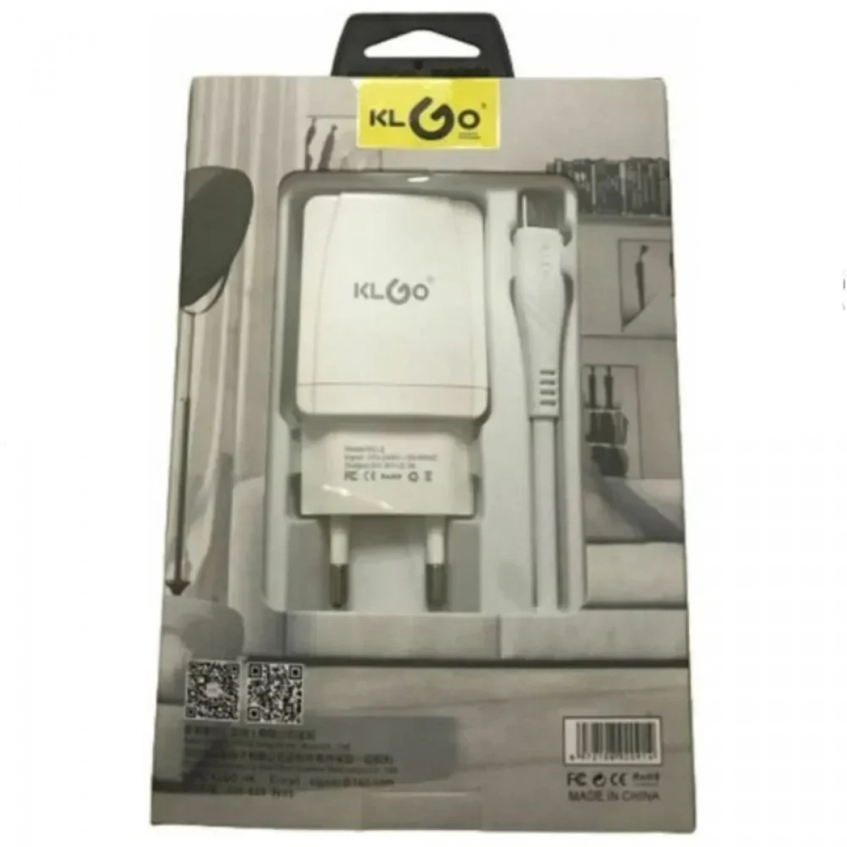 Φορτιστής USB KLGO KC2 Lightning - Photo6