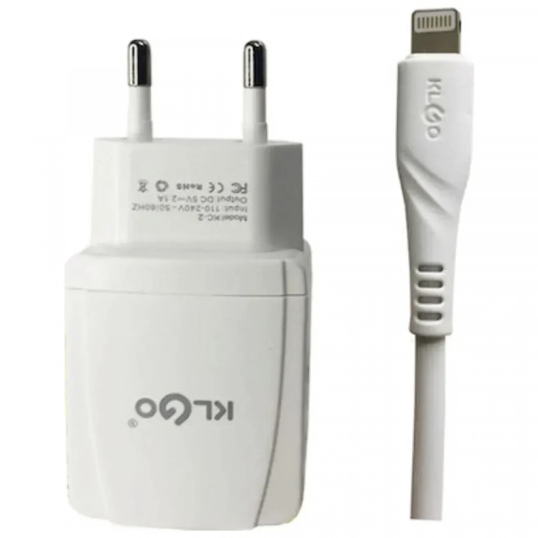 KLGO KC2 Lightning USB Charger