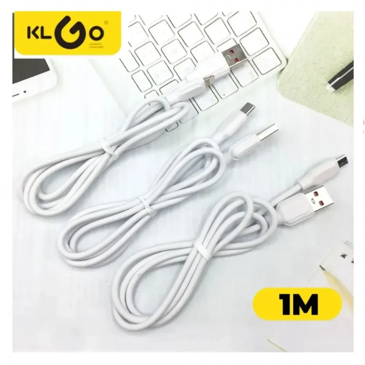 Φορτιστής USB KLGO Υψηλής Ταχύτητας με Καλώδιο Type C - Photo3