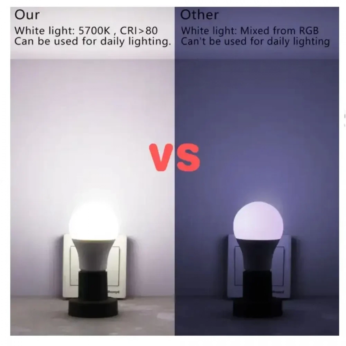 Led Λάμπα RGB με Τηλεχειριστήριο, Εναλλαγή 16 Χρωμάτων & Λευκό Φως - Photo2