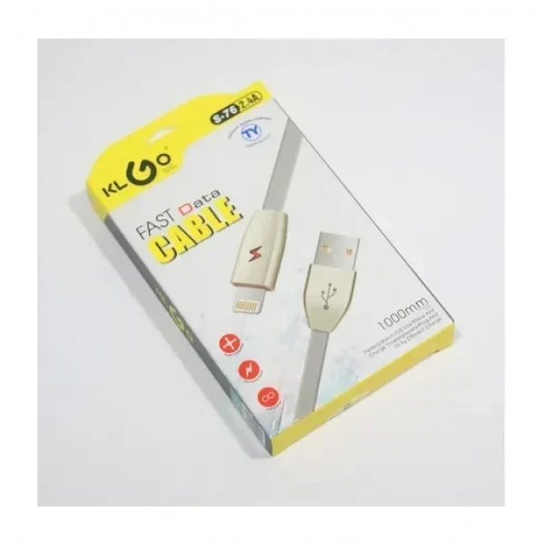 Lightning καλώδιο για iOS KLGO S-76 με μήκος 1m