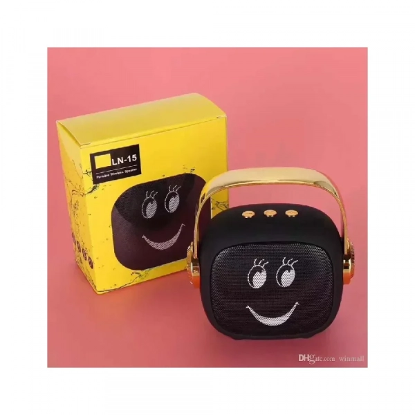 LN-15 Carry Portable Wireless Speaker Subwoofer Speakers, σε χρυσό χρώμα