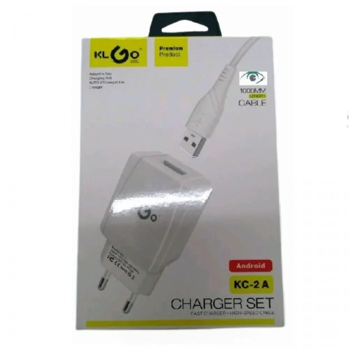 Φορτιστής Micro USB Klgo KC-2 με Γρήγορη Φόρτιση 2A - Photo2