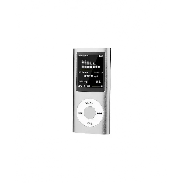 MP4 Player microSD & FM Radio (MP4-418), σε ασημί χρώμα