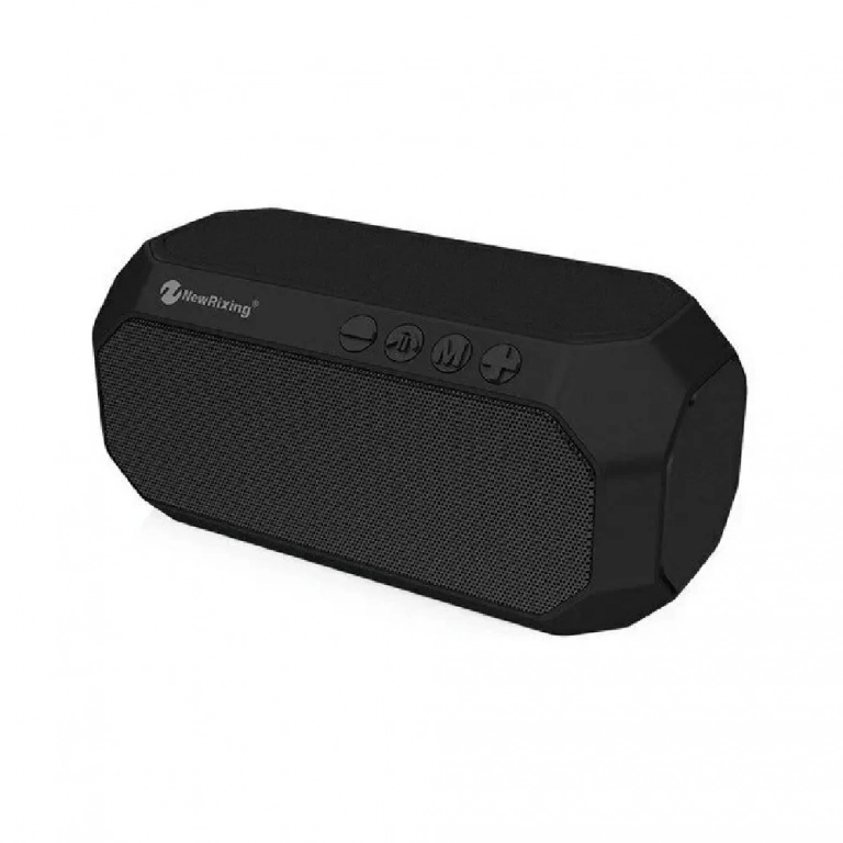 NEWRIXING NR-4000 Bluetooth Heavy Subwoofer Speaker Support FM/Aux/TF Card, σε μαύρο χρώμα