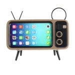 Peterhot PTH-800 Ασύρματο ηχείο bluetooth και βάση κινητού τύπου Vintage TV (3W)