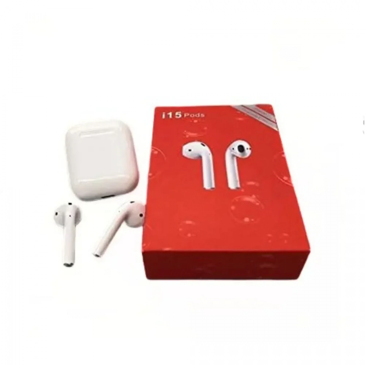 Pods i15s Ακουστικά Bluetooth 5.0 συμβατά με Android και iOS - Λευκό - Photo7