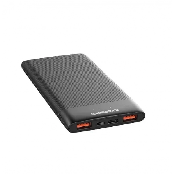 Power Bank EZRA PB03 Pink (10000mA), σε μαύρο χρώμα