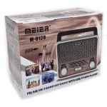 Ρετρό Ραδιόφωνο MEIER M-U128 FM/AM/SW με USB/TF MP3 Player - Photo3