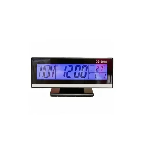 Ρολόι Ξυπνητήρι Με Lcd Οθόνη &Amp; Ένδειξη Θερμοκρασίας – Ds-3618