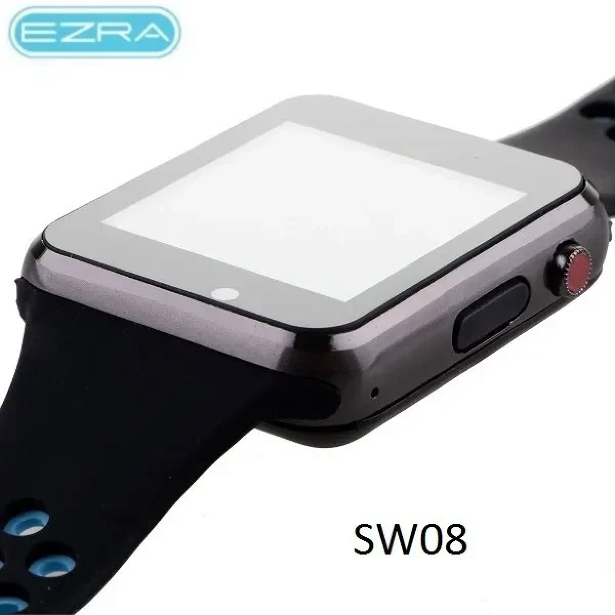 Smartwatch Mε Oθόνη Aφής EZRA SW08 και κάρτα SIM, σε κόκκινο χρώμα