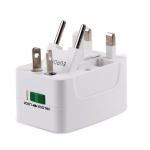 Ταξιδιωτικός αντάπτορας πρίζας UNIVERSAL TRAVEL ADAPTOR με προστασία & 2 θύρες USB - Image 2