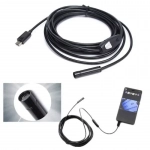USB Αδιάβροχη Κάμερα Ενδοσκόπιο με LED για Κινητά Τηλέφωνα Android AN97 1.65m