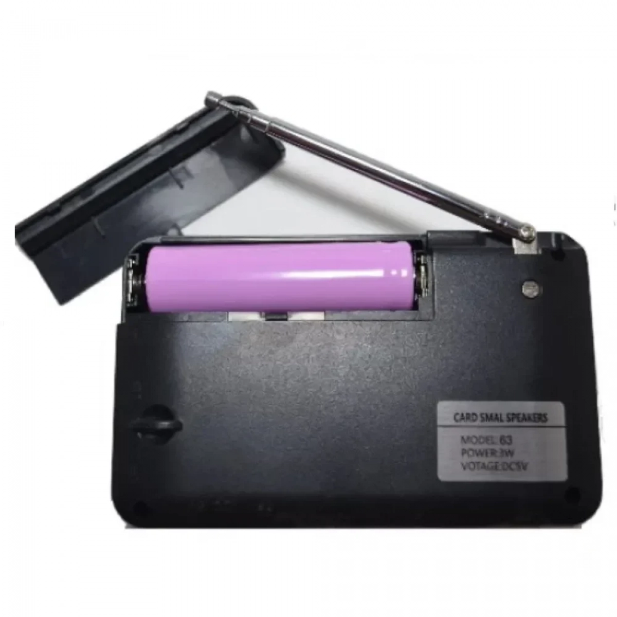 VVAXLBA No.63 Φορητό Ψηφιακό Ραδιόφωνο Χειρός FM με USB/SD - Photo3
