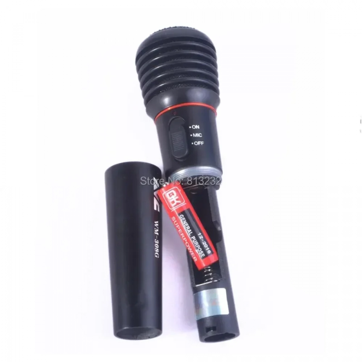 WG-308E Ενσύρματο και ασύρματο μικρόφωνο Karaoke - Photo2