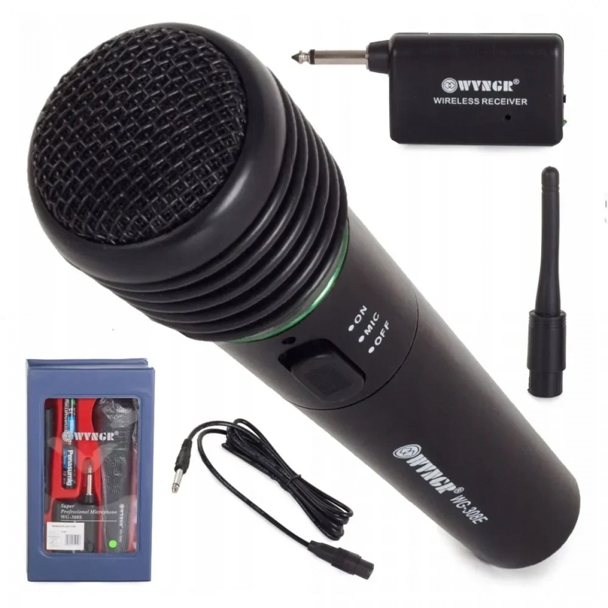 WG-308E Ενσύρματο και ασύρματο μικρόφωνο Karaoke - Photo8