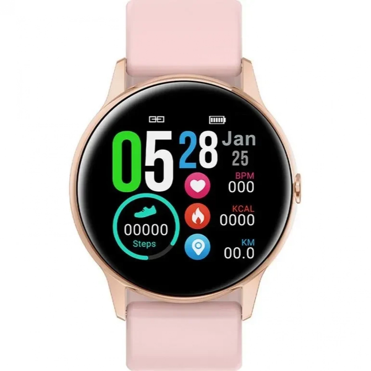 Smart Bracelet DT88, σε ροζ χρώμα
