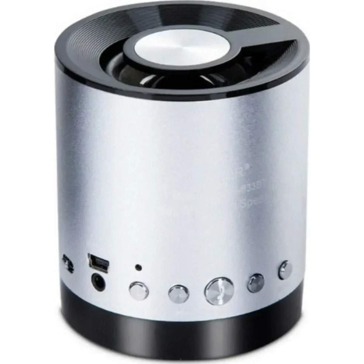 Μίνι ασύρματο Bluetooth ηχείο WS-633BT, σε ασημί χρώμα