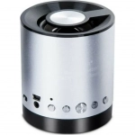 Μίνι ασύρματο Bluetooth ηχείο WS-633BT, σε ασημί χρώμα