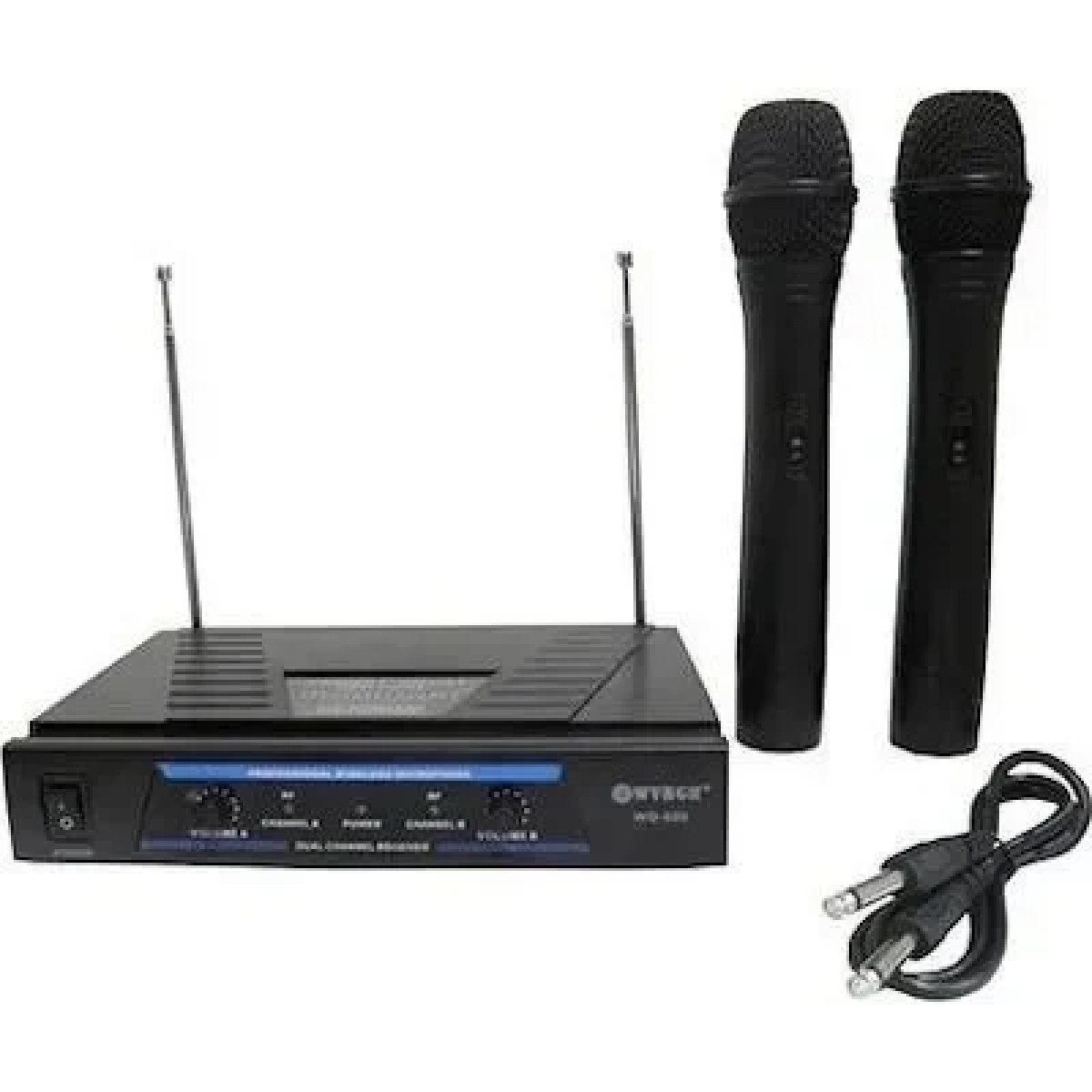 Επαγγελματική Συσκευή Karaoke VHF Με Δύο Ασύρματα Μικρόφωνα DIGITAL WVNGR WG-006