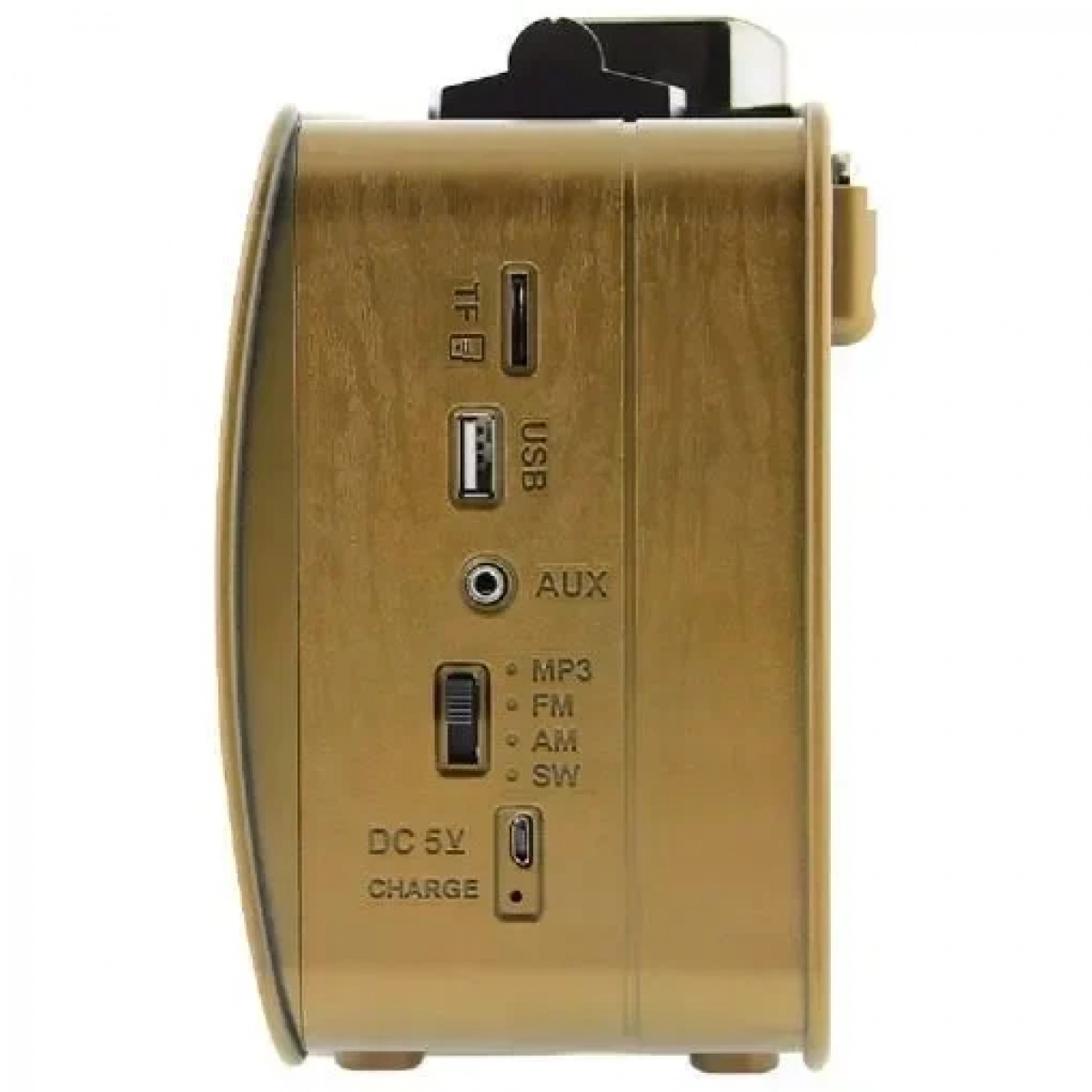 Ηχείο Bluetooth Kemai MD-1909BT, σε καφέ χρώμα