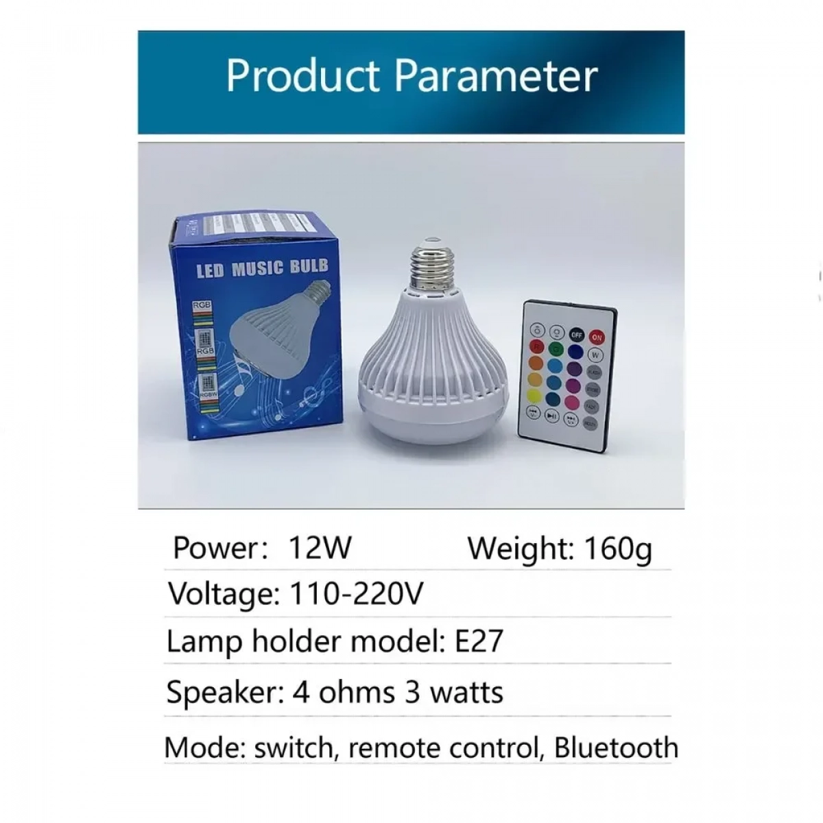 Wj-l2 Party Ball Lampada Led Bluetooth Music - Photo10